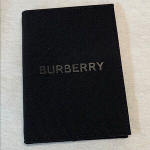 NEW! Burberry Passport Holder Card Holder